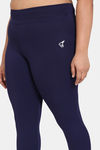 Zelocity True Curv Quick Dry Gym Leggings - Evening Blue — thumbnail 5
